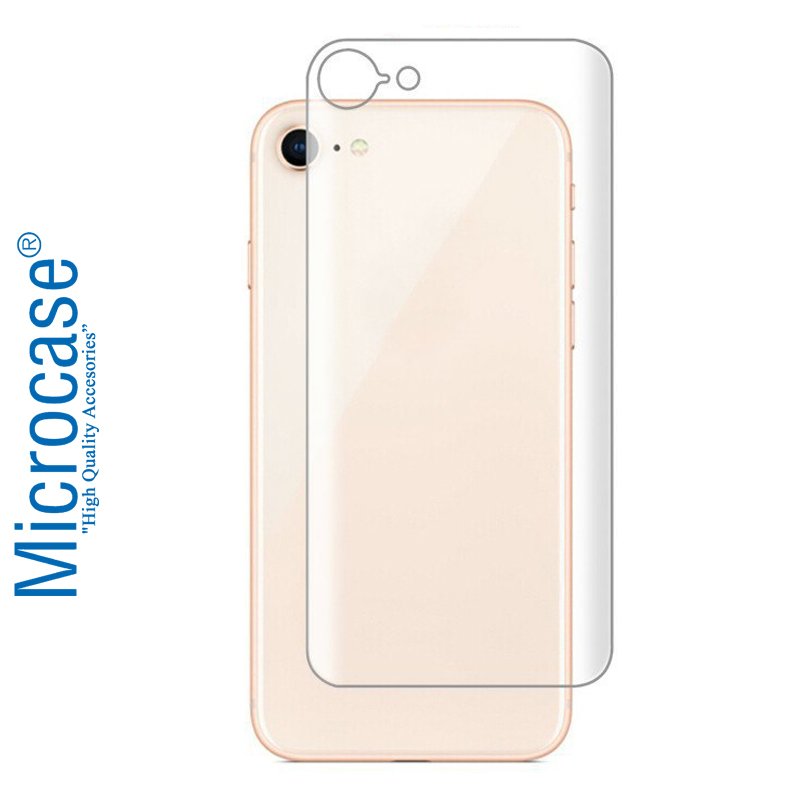 Microcase iPhone 8 Full Arka Kaplama TPU Soft Koruma Filmi