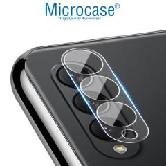 Microcase Samsung Galaxy Z Fold 3 Kamera Camı Lens Koruyucu Tempered Glass