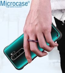 Microcase Xiaomi Redmi 9 Frameless Serisi Sert Rubber Kılıf - Siyah