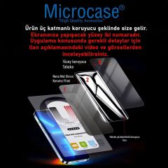 Microcase iPhone 16 Pro Max ile uyumlu Tpu Nano Mat Ekran Koruma Filmi EKM107