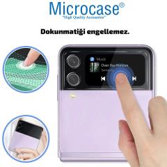 Microcase Samsung Galaxy Z Flip 3 Kamera Camı Lens Koruyucu Tempered Glass