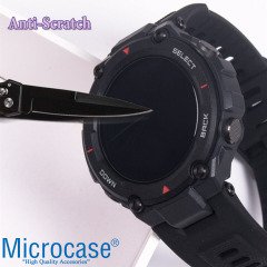 Microcase Xiaomi Amazfit T-Rex Watch Nano Esnek Ekran Koruma Filmi