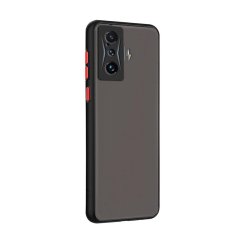 Microcase Xiaomi Redmi K50 Gaming London Serisi Darbeye Dayanıklı Kılıf - Buzlu Siyah