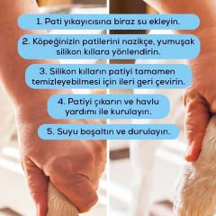 Microcase Taşıma Askılı Kedi-Köpek Pati Temizleme Aparatı Orta Boy - AL3854