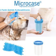Microcase Taşıma Askılı Kedi-Köpek Pati Temizleme Aparatı Orta Boy - AL3854