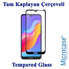Huawei Honor Play 8A Tam Kaplayan Çerçeveli Cam - Siyah