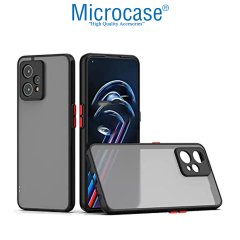 Microcase Oneplus Nord CE 2 Lite 5G London Serisi Darbeye Dayanıklı Kılıf - Buzlu Siyah
