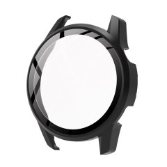 Microcase Xiaomi Watch S1 Ekran Korumalı Sert Slim Rubber Kılıf - Siyah