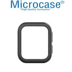 Microcase Oppo Watch 41 mm Önü Açık Tasarım Silikon Kılıf - Siyah