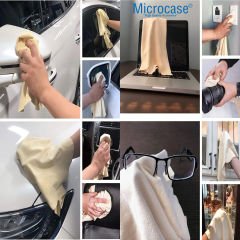 Microcase Sentetik Mikrofiber Güderi Oto Kurulama Bezi Araç Cam Kaporta Temizlik Bezi 50X70 1 ADET - AL4873