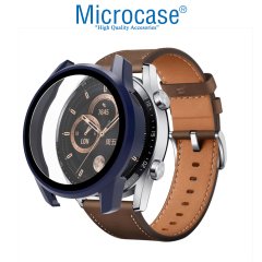 Microcase Xiaomi Watch S1 Ekran Korumalı Sert Slim Rubber Kılıf - Lacivert