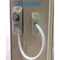 Microcase Çelik Halatlı Anahtarlı Kablolu Pvc Kapı Pencere Emniyet Hırsız Çocuk Güvenlik Kilidi - AL5186 1 ADET