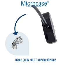 Microcase Çelik Halatlı Anahtarlı Kablolu Pvc Kapı Pencere Emniyet Hırsız Çocuk Güvenlik Kilidi - AL5186 1 ADET