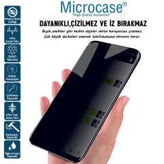 Microcase iPhone 16 Plus ile uyumlu Privacy Gizlilik Filtreli Hayalet Nano Ekran Koruyucu - EKM110