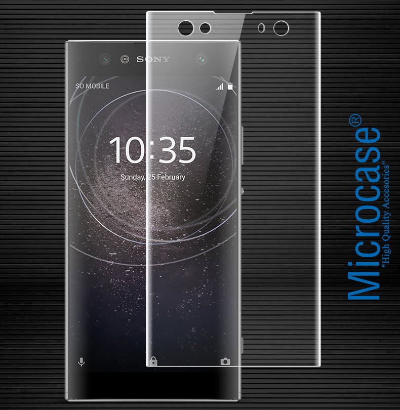 Microcase Sony Xperia XA2 Full Ön Kaplama TPU Soft Koruma Filmi