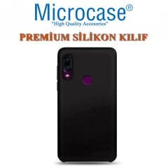 Xiaomi Redmi Note 7 Pro Premium Silikon Kılıf + Tam Kaplayan Cam