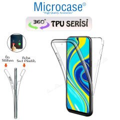 Microcase Xiaomi Redmi Note 9S 360 Tpu Serisi Ön Arka Full Cover Şeffaf Kılıf