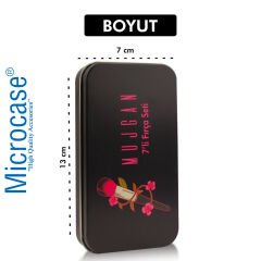 Microcase 7'li Makyaj Fırça Seti Metal Kutulu Siyah - AL3859