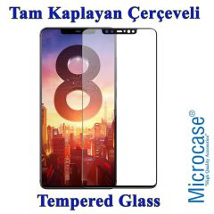 Microcase Xiaomi Mi 8 Explorer Tam Kaplayan Tempered Ekran Koruma