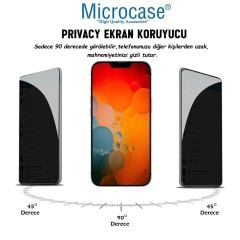 Microcase iPhone 16 Pro Max ile uyumlu Privacy Gizlilik Filtreli Hayalet Nano Ekran Koruyucu - EKM110