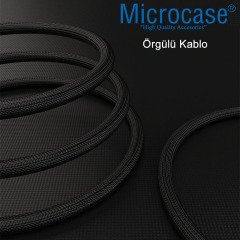 Microcase iPhone Lightning Manyetik Uçlu Mıknatıslı Şarj Kablosu 1 metre - Siyah