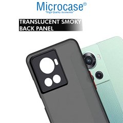Microcase Oneplus Ace London Serisi Darbeye Dayanıklı Kılıf - Buzlu Siyah