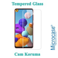 Microcase Samsung M11 Tempered Glass Cam Ekran Koruma