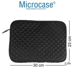 Microcase Lenovo M10 FHD Plus TB-X606 için Baklava Desen Kapitone Deri Kumaş Taşıma Çantası Kılıf - AL3764