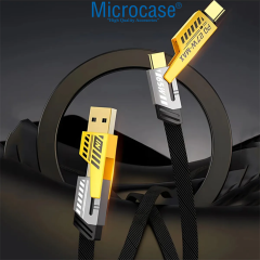 Microcase 65w 4in1 Naylon Örgülü 1 Metre Pd Hızlı Şarj Kablosu Iphone Android Uyumlu Kablo - Al5187