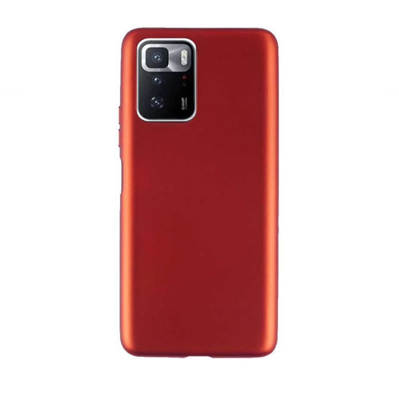 Microcase Xiaomi Redmi Note 10 Pro 5G Premium Matte Silikon Kılıf-Kırmızı