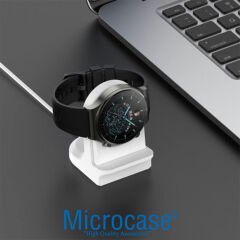 Microcase Huawei Watch GT Runner / Watch D için 2in1 SET Manyetik Şarj Aygıtlı Silikon Şarj Standı - AL3555