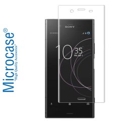 Microcase Sony Xperia XZ1 Full Ön Kaplama TPU Soft Koruma Filmi