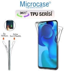 Microcase Xiaomi Mi 10 Lite 360 Tpu Serisi Ön Arka Full Cover Şeffaf Kılıf