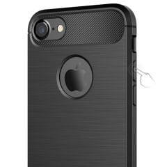 Apple İphone 6 Plus 6s Plus Brushed Carbon Fiber Silikon Kılıf