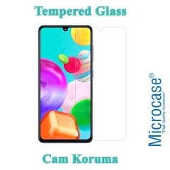 Microcase Samsung Galaxy A41 Tempered Glass Cam Ekran Koruma
