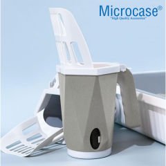 Microcase Çok Fonksiyonlu Elekli Çıkarılabilir Poşetli Kedi Kum Küreği - AL4883