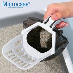 Microcase Çok Fonksiyonlu Elekli Çıkarılabilir Poşetli Kedi Kum Küreği - AL4883