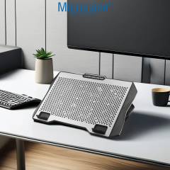 Microcase ZR608 Telefon Tutacaklı 6 Kademe Yükseklik Ayarlı 8 Fanlı Laptop Soğutucu - AL5211