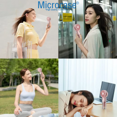 Microcase Şarjlı Mini Taşınabilir Su Püskürtmeli Serinletici El Fanı - AL5320