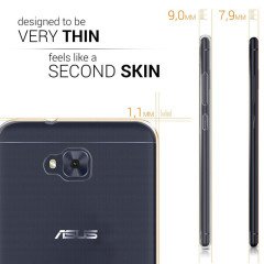 Asus Zenfone 4 Selfie ZB553KL İnce Silikon Kılıf + Nano Glass Film