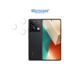 Microcase Xiaomi Redmi Note 13 / Note 13 Pro 5G  Global Kamera Camı Lens Koruyucu Nano Esnek Film - AL3400