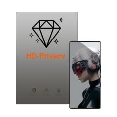 Microcase ZTE Nubia Red Magic 9 Pro ile uyumlu Privacy Gizlilik Filtreli Hayalet Nano Ekran Koruyucu - EKM110
