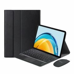 Microcase Huawei Matepad 11.5 inch Tablet Bluetooth Touchpad Klavye + Bluetooth Mouse + Standlı Kılıf - BKK7