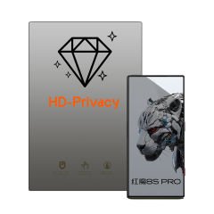 Microcase ZTE Nubia Red Magic 8S Pro ile uyumlu Privacy Gizlilik Filtreli Hayalet Nano Ekran Koruyucu - EKM110