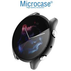 Microcase Amazfit GTR 3 Önü Kapalı Tasarım Silikon Kılıf - Siyah