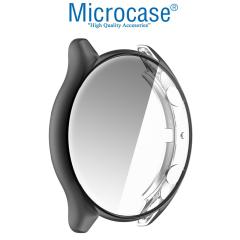 Microcase Amazfit GTR 3 Önü Kapalı Tasarım Silikon Kılıf - Siyah