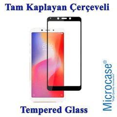 Xiaomi Redmi 6 Premium Matte Silikon Kılıf + Tam Kaplayan Cam