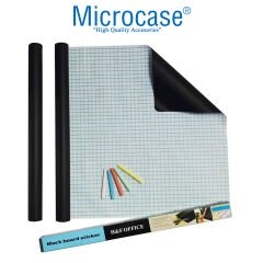 Microcase Kara Tahta Yazılabilir Silinebilir Folyo Sticker + 5 Tebeşir - AL4088