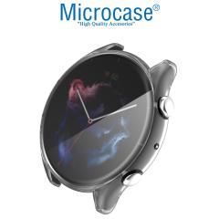 Microcase Amazfit GTR 3 Önü Kapalı Tasarım Silikon Kılıf - Şeffaf