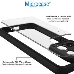 Microcase Xiaomi 14 Ultra  Luna Serisi Köşe Korumalı Sert Rubber Kılıf - AL3422 Siyah